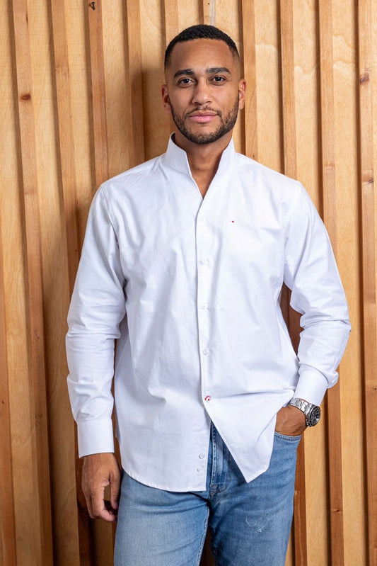 La One piece collar blanche